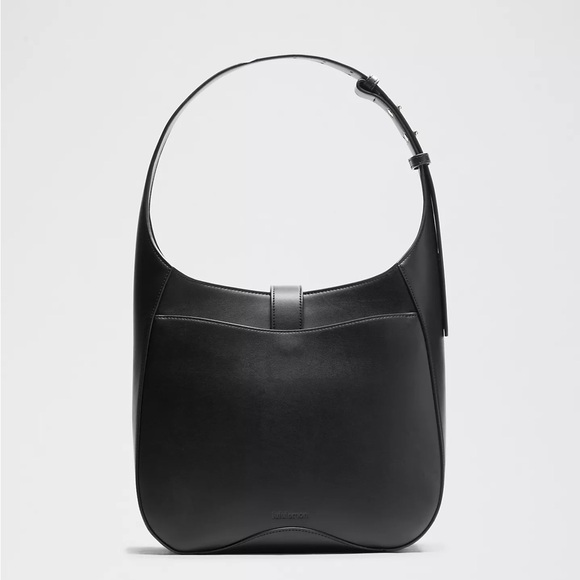 Lululemon Leather Alternative Shoulder Bag 8L Black - Picture 2 of 8